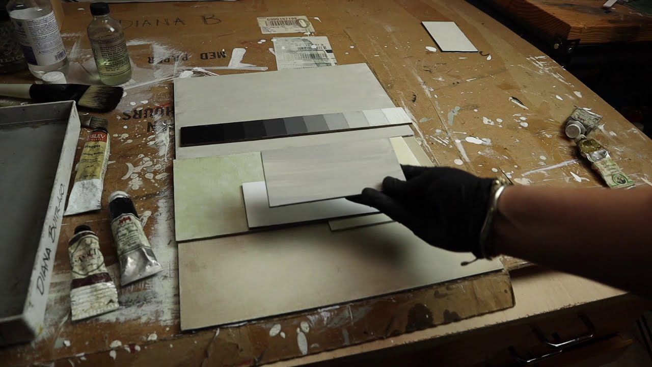 Toning panels and canvas - Imprimatura ENGLISH VERSION