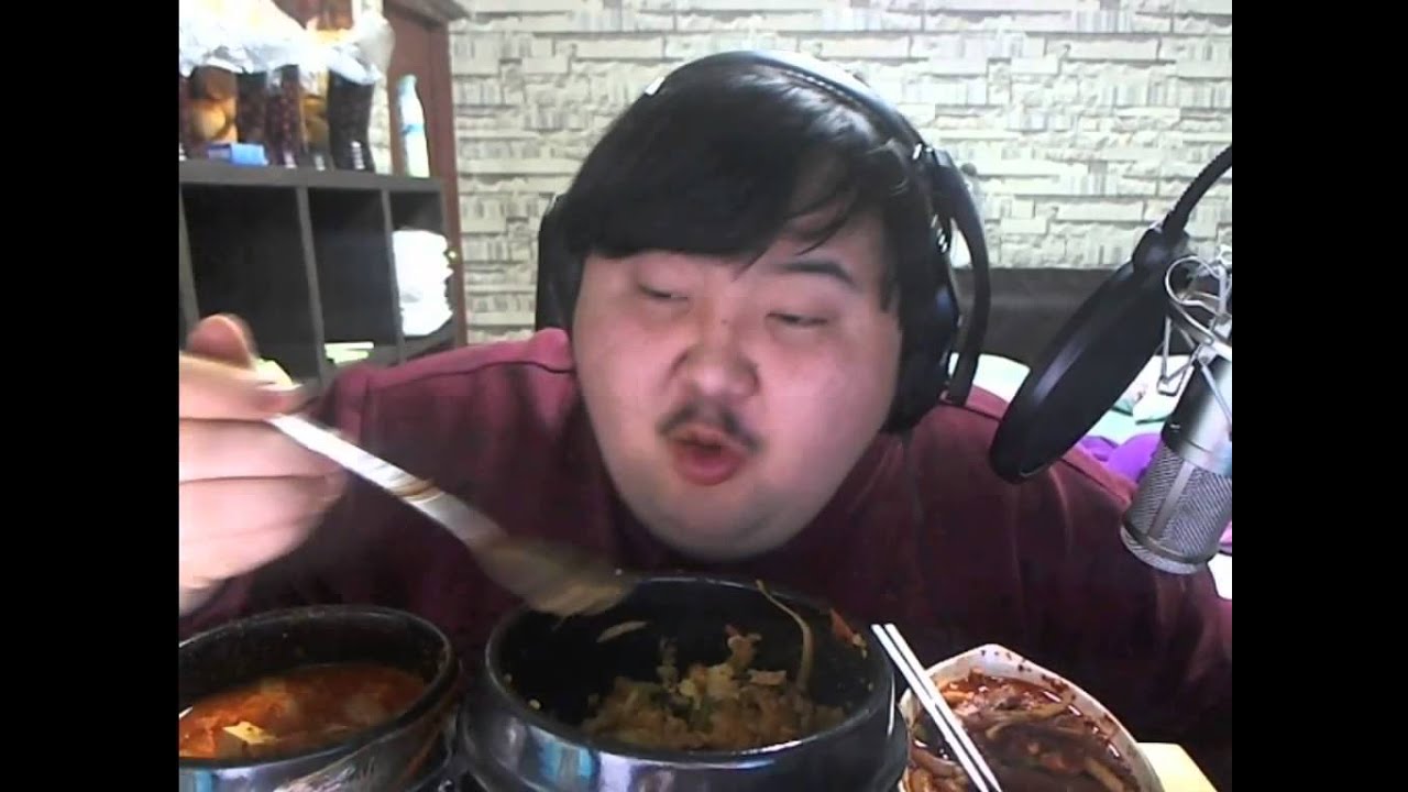 [아프리카TV 사채업자] 돌솥비빔밥 먹방