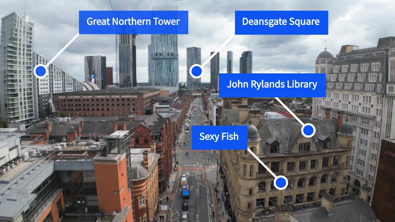 Deansgate Manchester | Drone Guided Tour