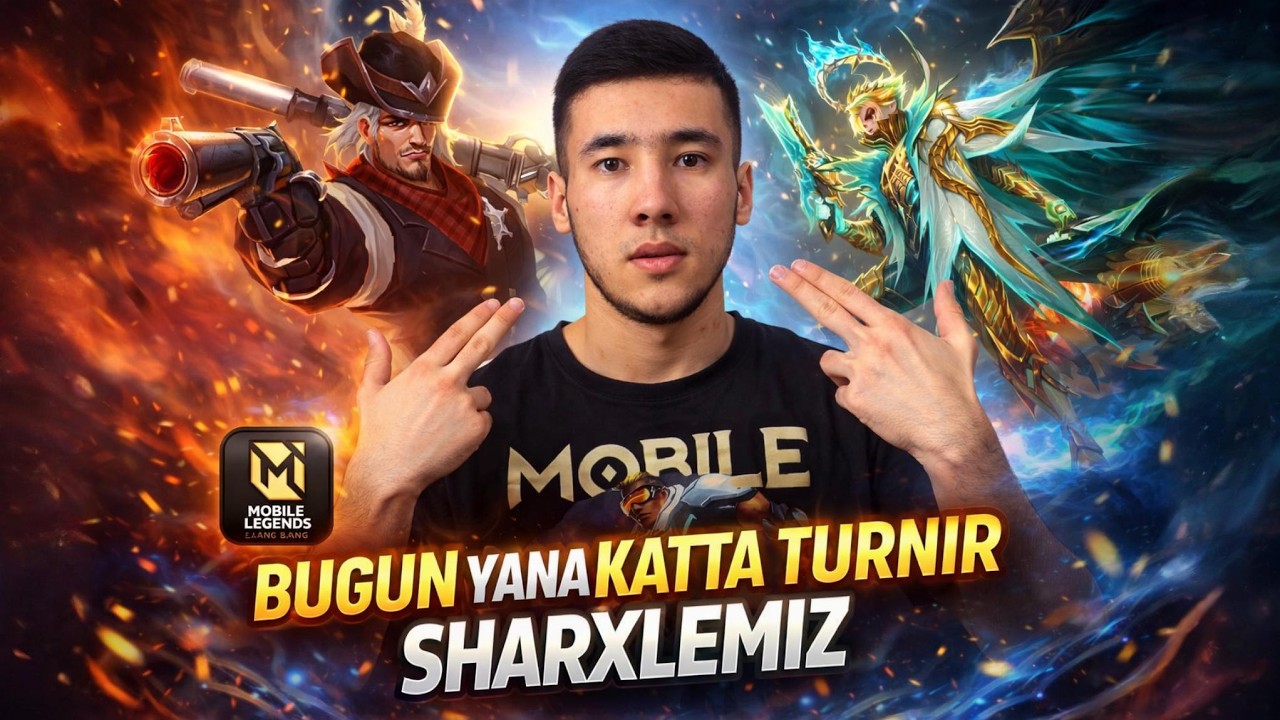 MLBB TURNIR BUGUN 3-KUN | VA RANK UP IMORTALDA | MOBILE LEGENDS
