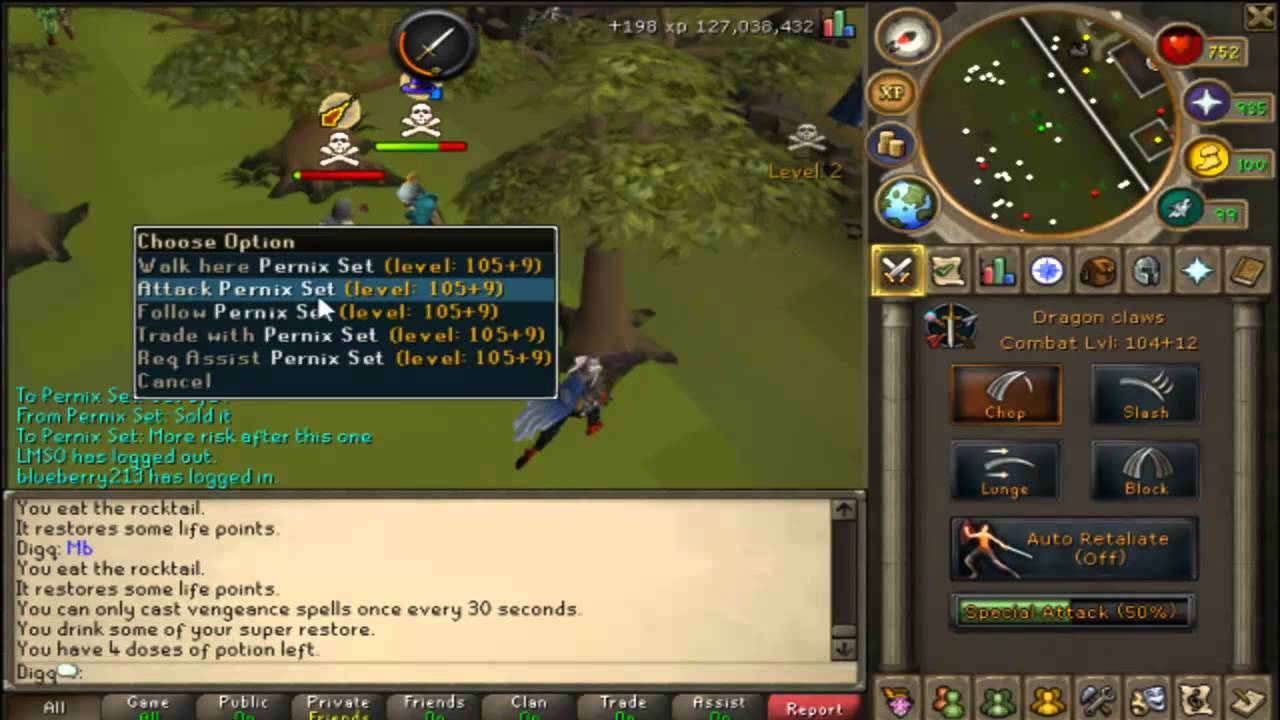 Digq - 460m+ loot - High risk - Chaotic staff/Void trolling/80 attack/Rune pure - Pk vid 13