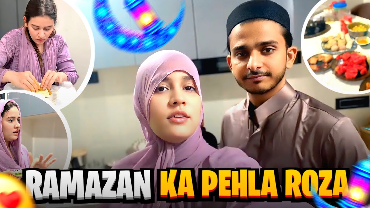 RUMI OR TAHIR SATH PEHLA ROZA 🌙🤍     ||REHMAN MALIK||MUSKAN MALIK||