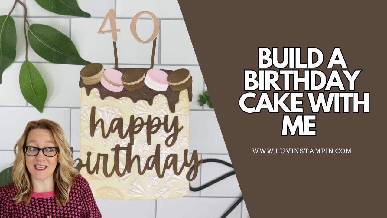 Easy Cake Birthday Card |  A Sweet Bougie Birthday