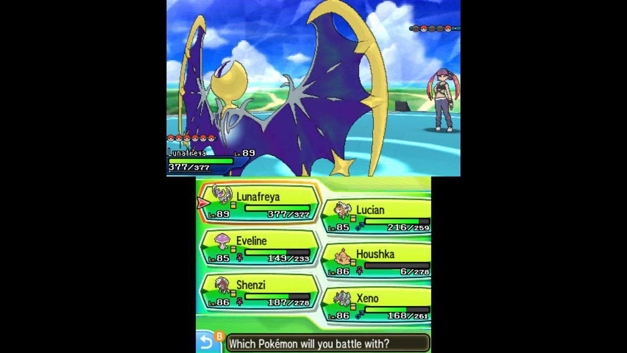 Pokémon Ultra Moon Playthrough Highlights - Champion Challenger - Plumeria