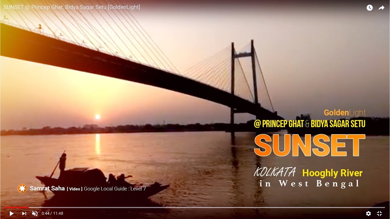SUNSET @ Princep Ghat, Bidya Sagar Setu [GoldenLight]