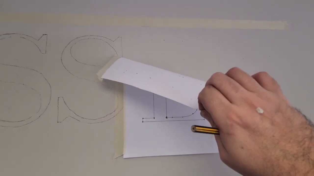 Tutorial come disegnare lettere e scritte sul muro in modo semplice. Tecnica dello spolvero