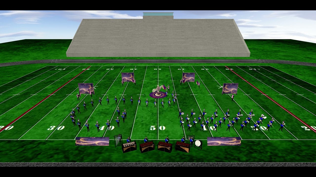 Santa Gertrudis HS Marching Band Drill Design  - 2023