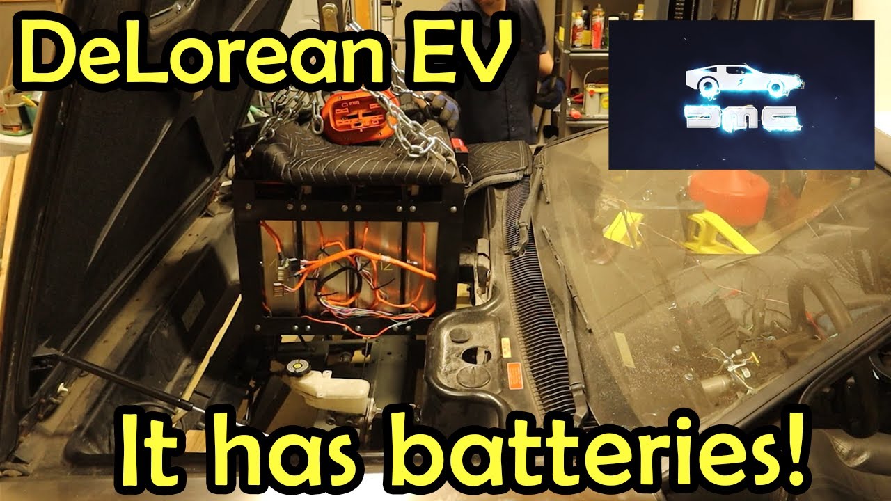 DeLorean EV gets batteries!