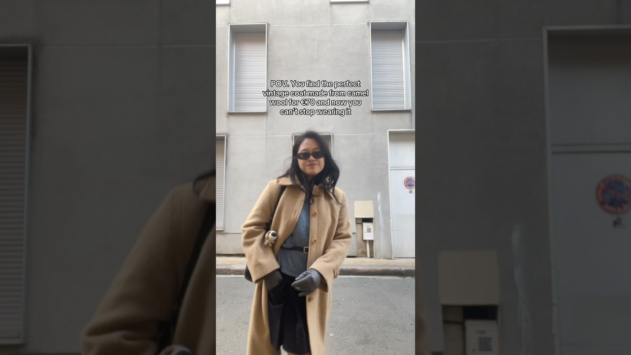 Я нашла это пальто из верблюжьей шерсти в винтажном магазине за 70 евро, и я от него в восторге! ...