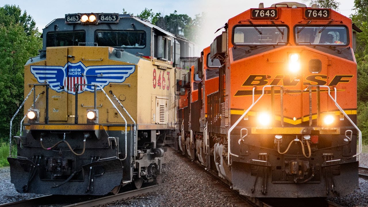 70 MPH Freight Trains On The BNSF Transcon