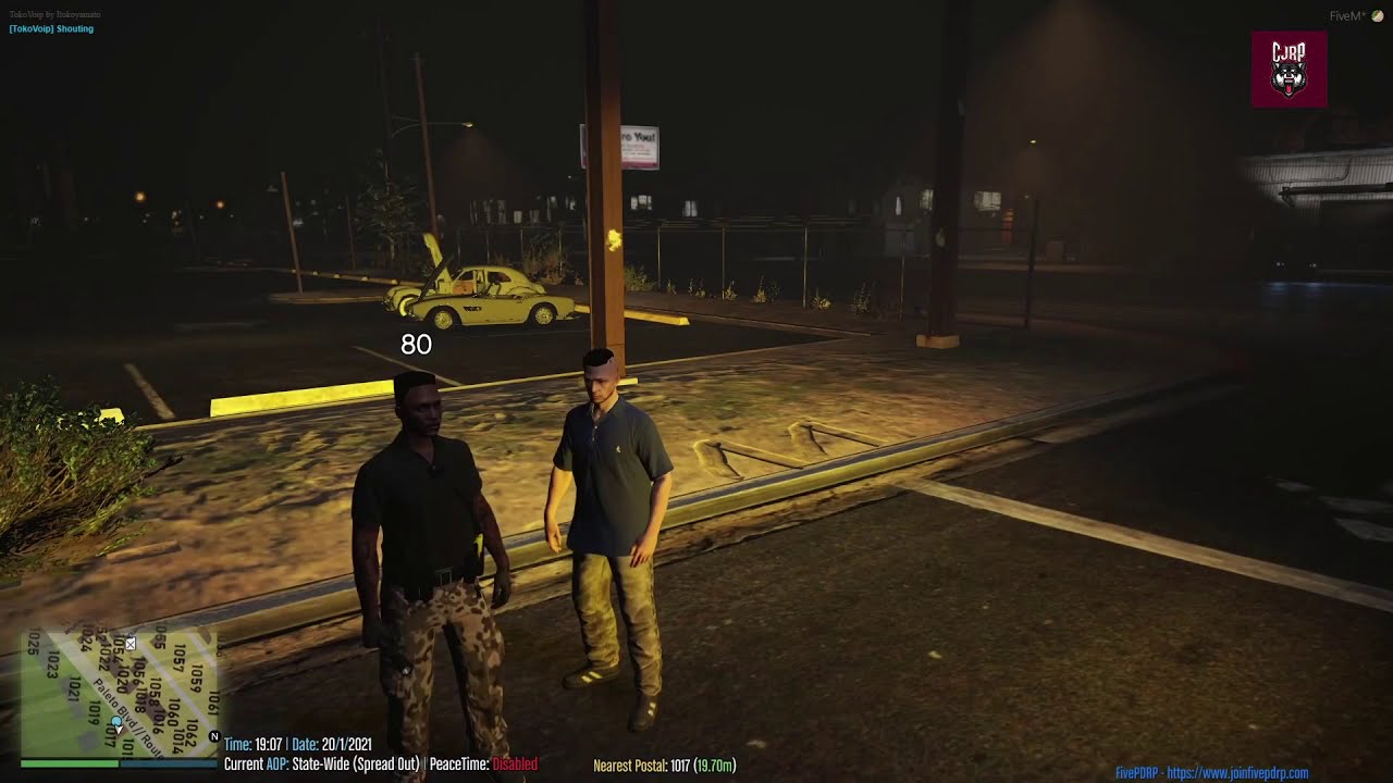 GTA5 FiveM Roleplay FivePDRP[Stealing Cars From CIVS]#1