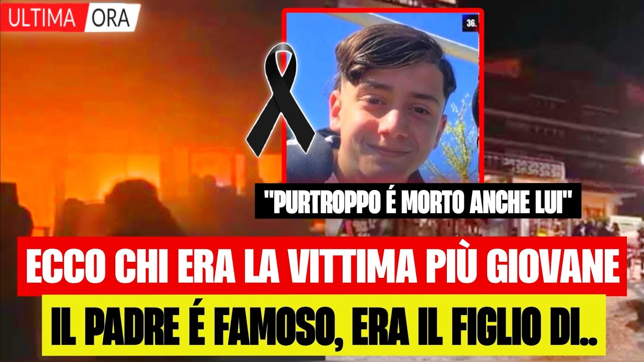 🔴ULTIMA ORA: Tragedia Svizzera, purtroppo &eacute; morto anche lui: il padre &eacute; famoso, lui &eacute; il figlio di..