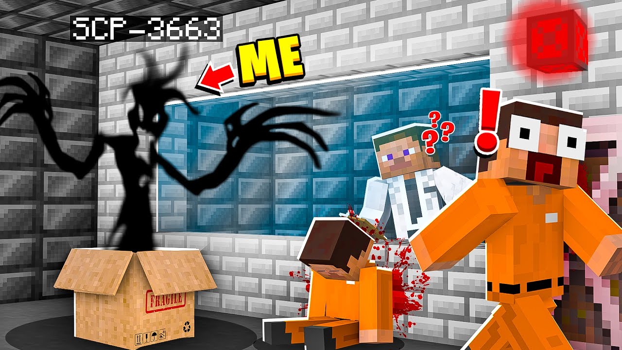 I Became SCP-3663 in MINECRAFT! - Minecraft Trolling Video