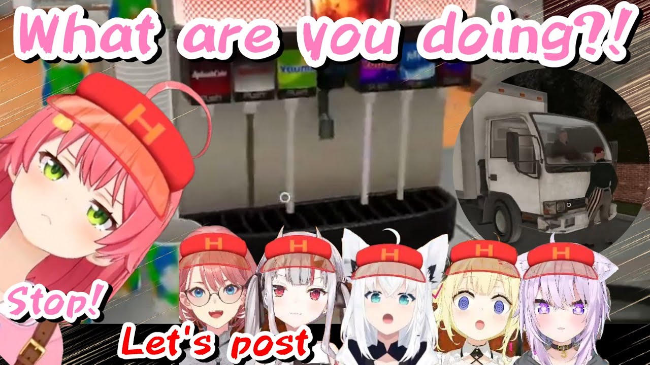 【EN/JP sub】Despite the first day on Nightmare mode, pranks from the staff/manager occur at Holonald
