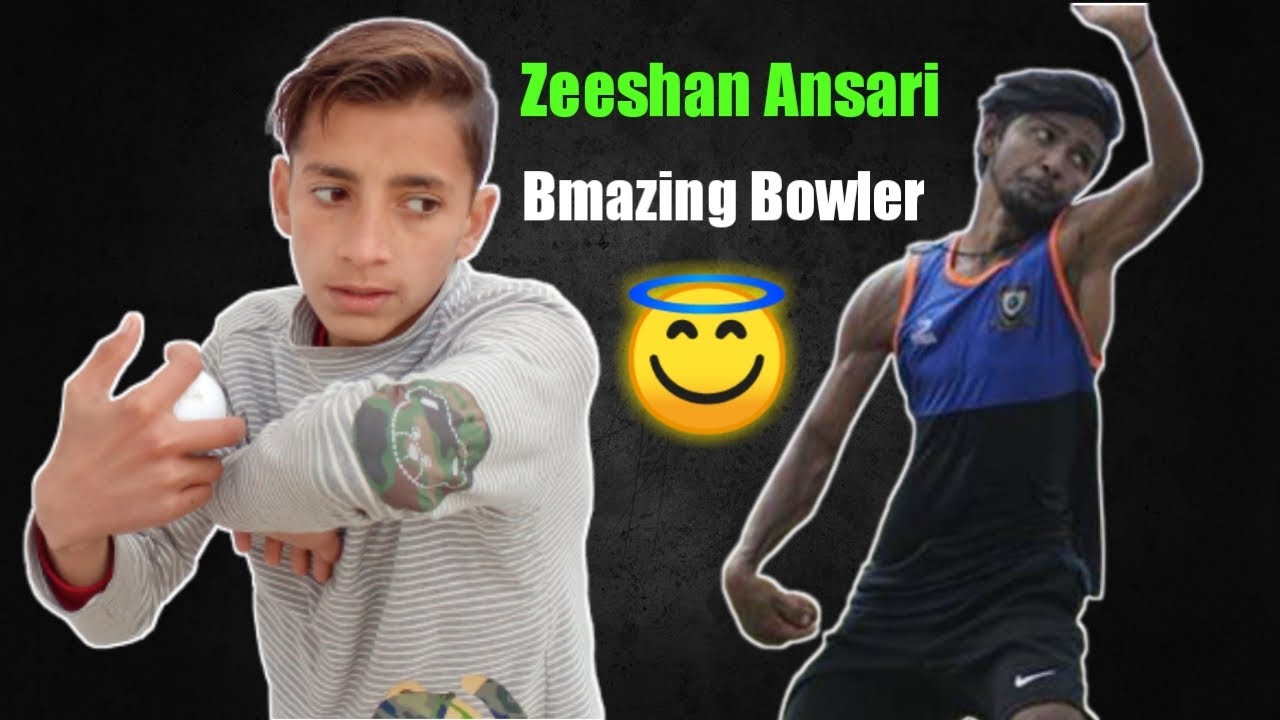 Zeeshan Ansari Bowling Action Tips New Amazing Spin Bowler😇