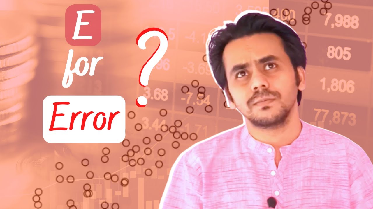 E for Error : A-Z of Data Science #Shorts