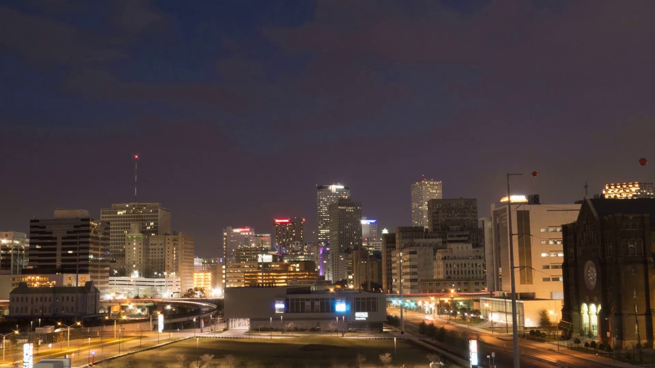 New Orleans Medical District Time-lapse 4K