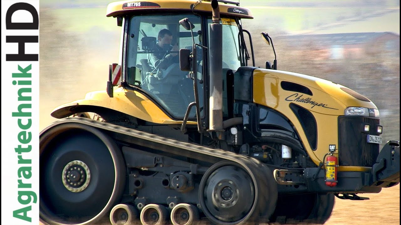 CHALLENGER MT765 Raupen Traktor | Horsch Pronto DC | Getreide Saat | seeding barley
