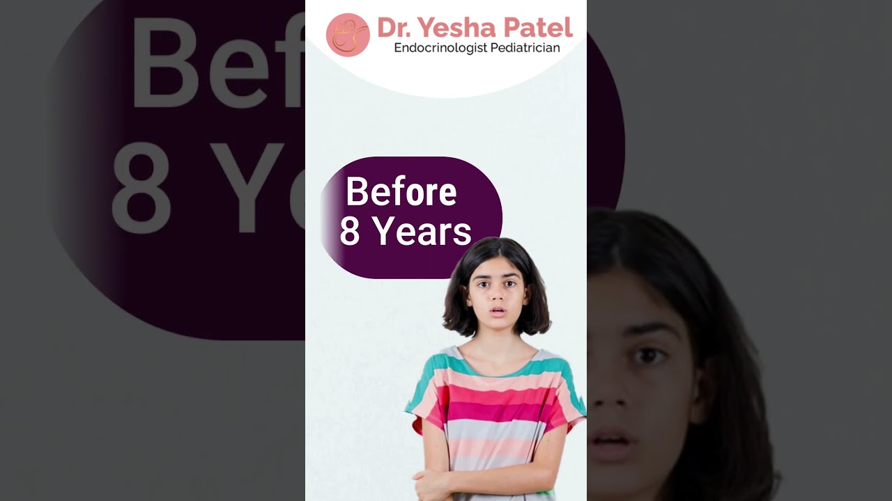 Dr Yesha Patel speaks on Signs of Early Puberty in Girls | Pediatric Endocrinologist