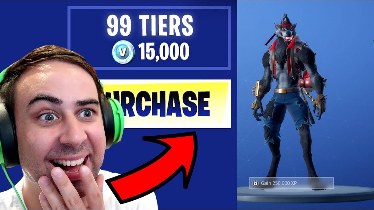 I Bought ALL 100 TIERS !! ... Fortnite SEASON 6 BATTLE PASS UNLOCKED!