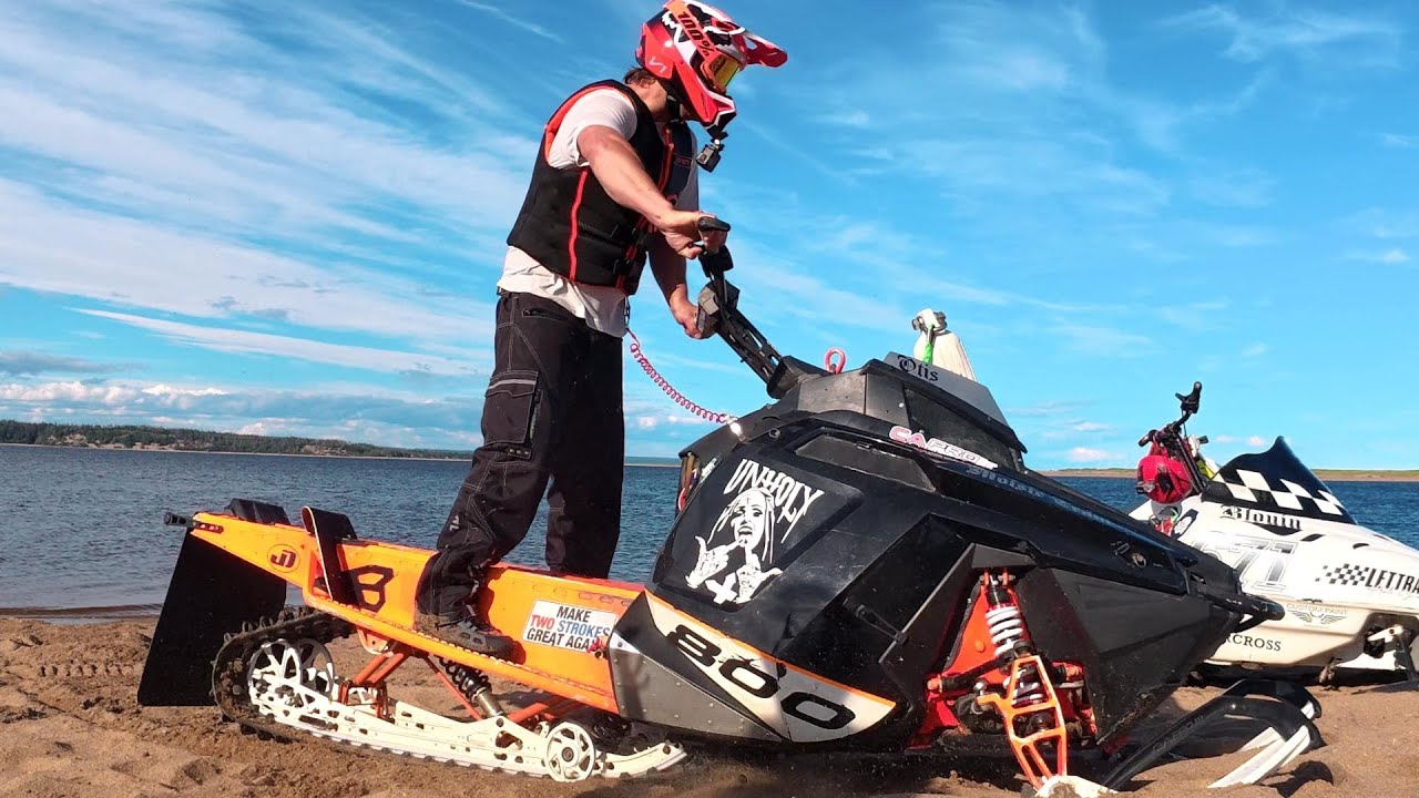 Watercross 2-Stroke Made in Québec! Ski-Doo & Polaris Sleds 🔥