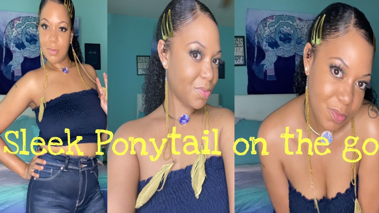 LOW SLEEK PONYTAIL (FOR NATURALS) &ldquo;BEGINNER FRIENDLY