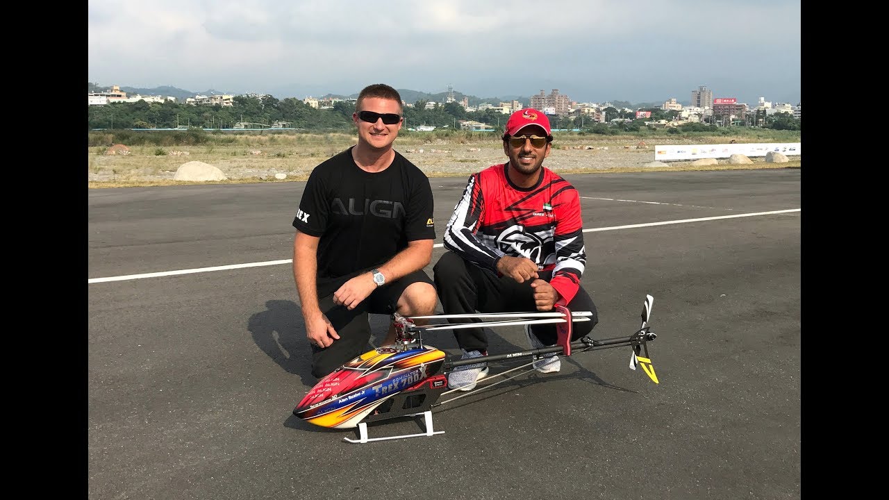 Alan Szabo Jr. and Tareq Alsaadi Sunday at the ALIGN Fun Fly 2017