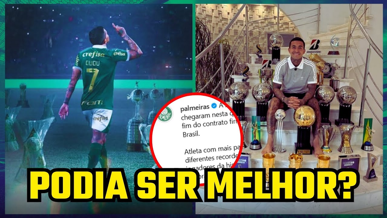 É OFICIAL! DUDU RESCINDE COM O PALMEIRAS E TORCIDA SE IRRITA COM 