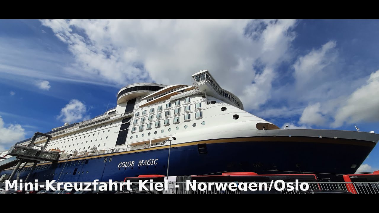 2 Nächte an Bord der Color Magic | Abfahrt Kiel - Norwegen/Oslo | 3-Sterne-Doppelkabine Meerblick |