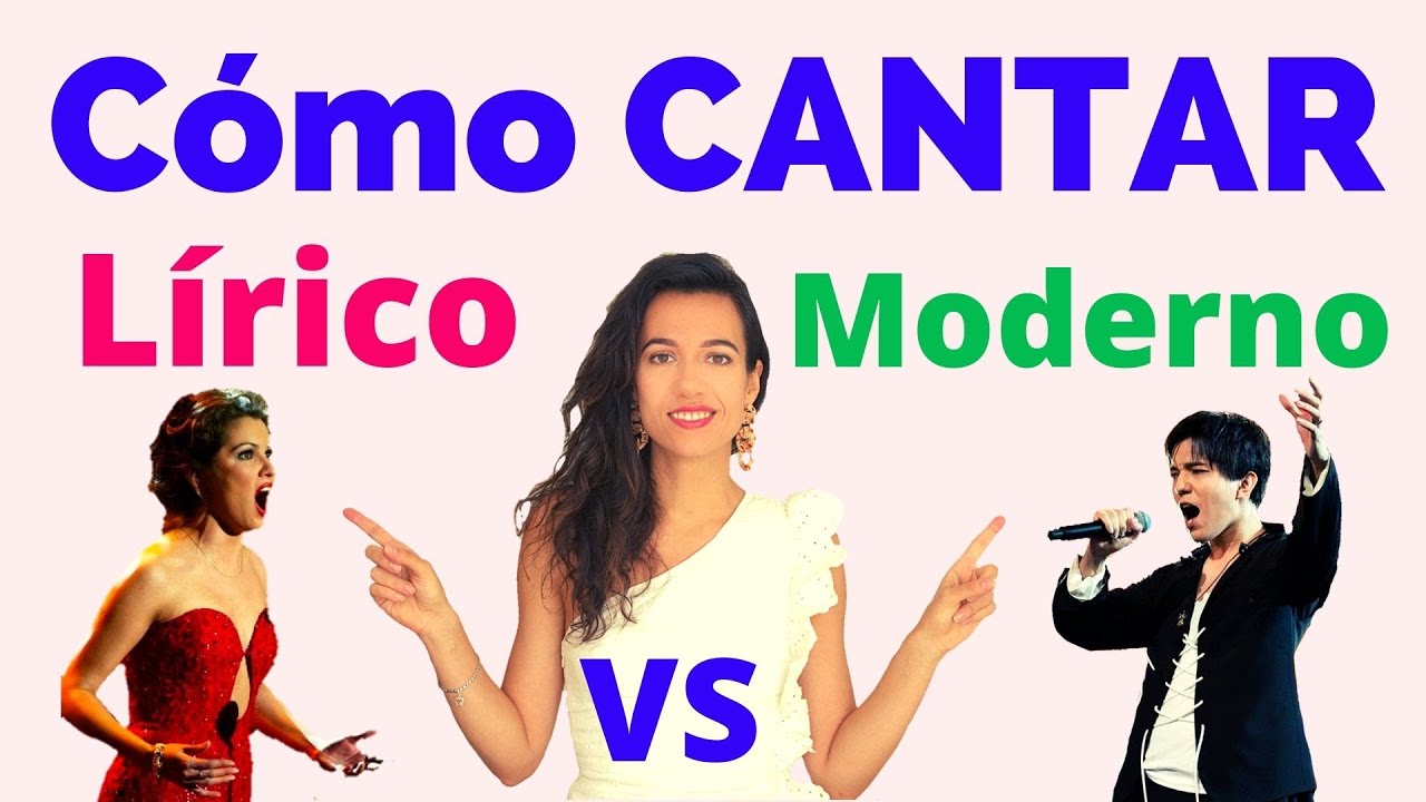 Canto MODERNO vs Canto L&iacute;rico✅ Curso de t&eacute;cnica vocal virtual, Clases de CANTO con Natalia Bliss