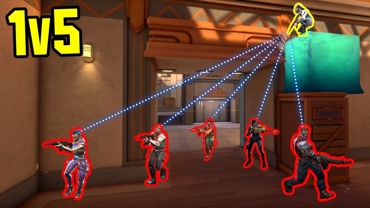 50 LEGENDARY 1v5 COMEBACKS IN VALORANT