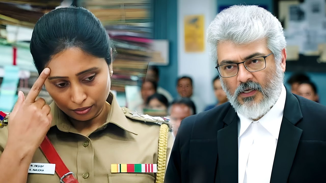 Ajith kumar ने कोर्ट में पुलिस का जूथ साबित किया - Maha Rakshak movie court scene | क्लाइमेक्स सीन
