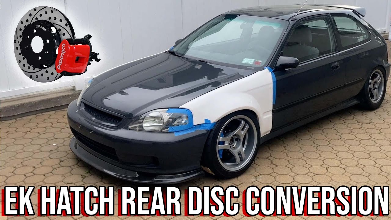 EK Hatch Rear Disc conversion