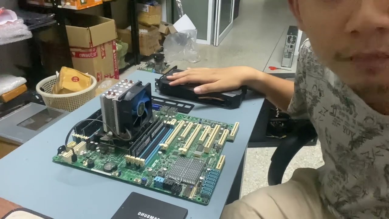 ประกอบ Xeon EP1 :: E5 2690 Ram64GB GTX1050 งบน้อยเน้นถูกประหยัด