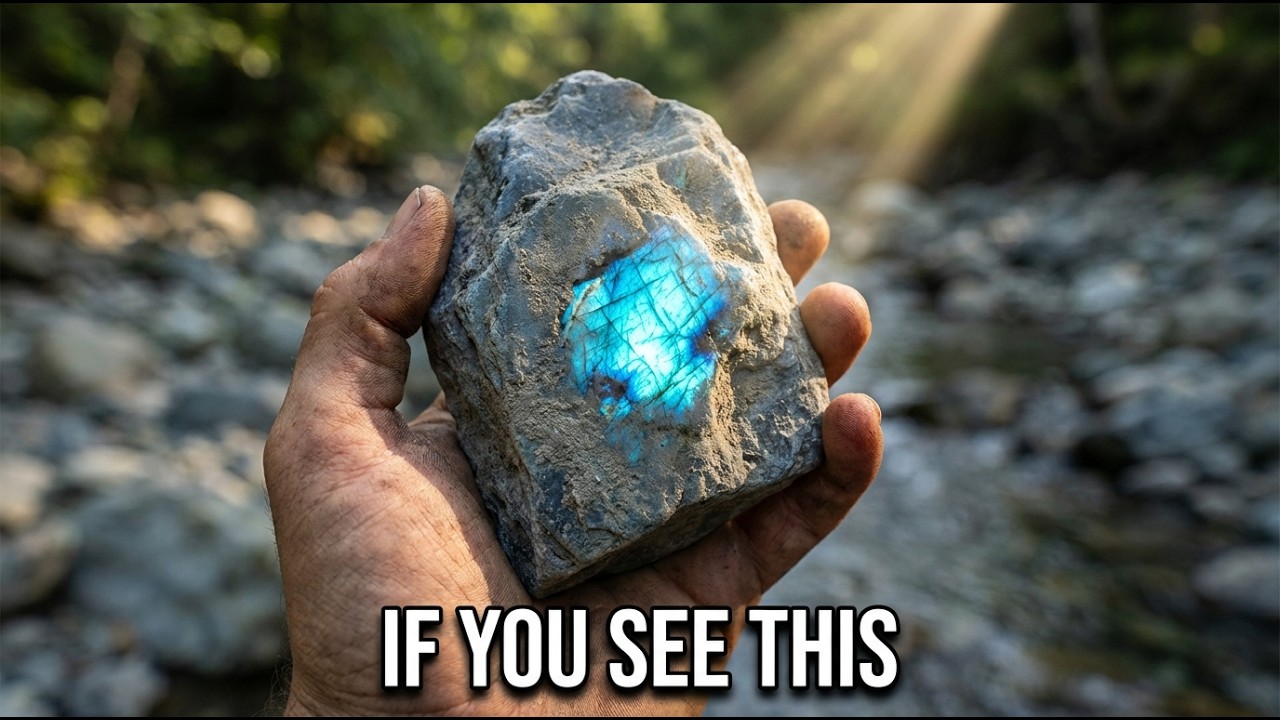 If You See This Gray Rock Flash Blue, Pick It Up Immediately - Labradorite