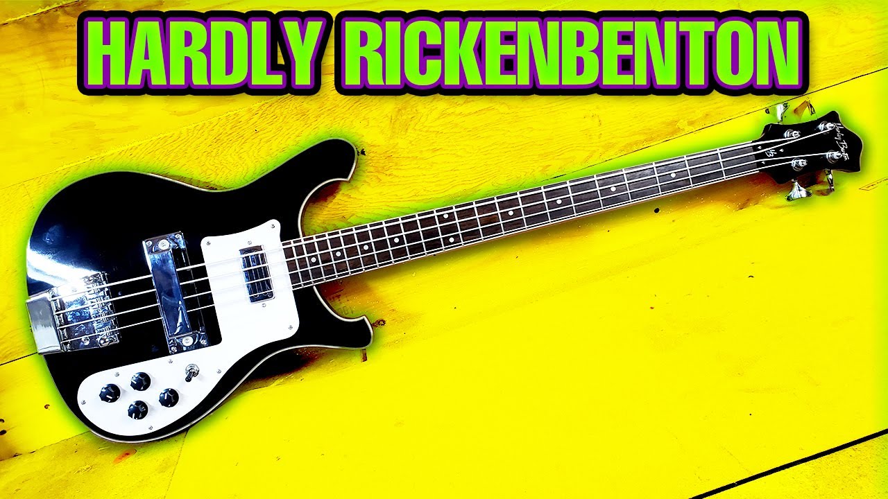 The highest action EVER on a new Harley Benton Rickenbacker copy 😒