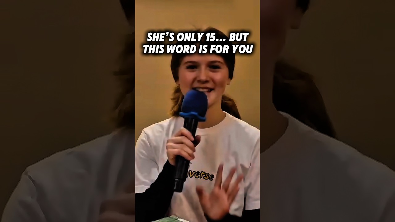 She’s 15 and preaching truth from John 15:5 