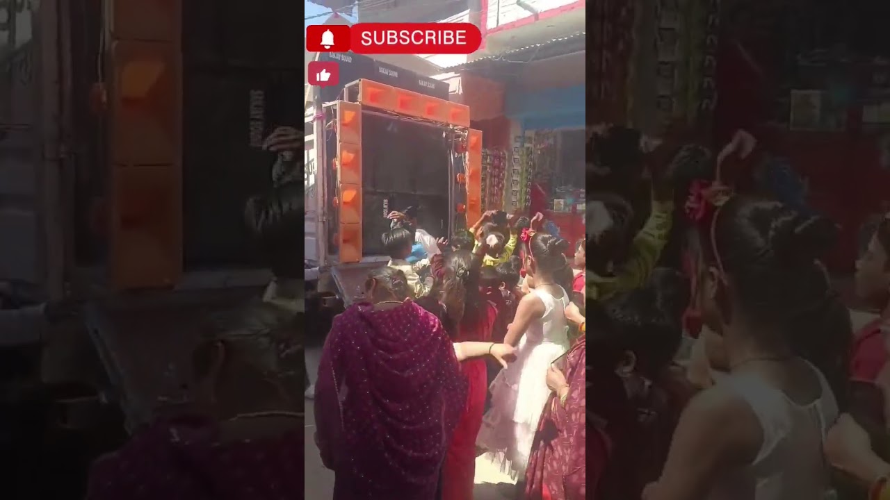 #japla shobhayatra Vrindavan main road #palamau #song  #remix #temple #palamau #viral