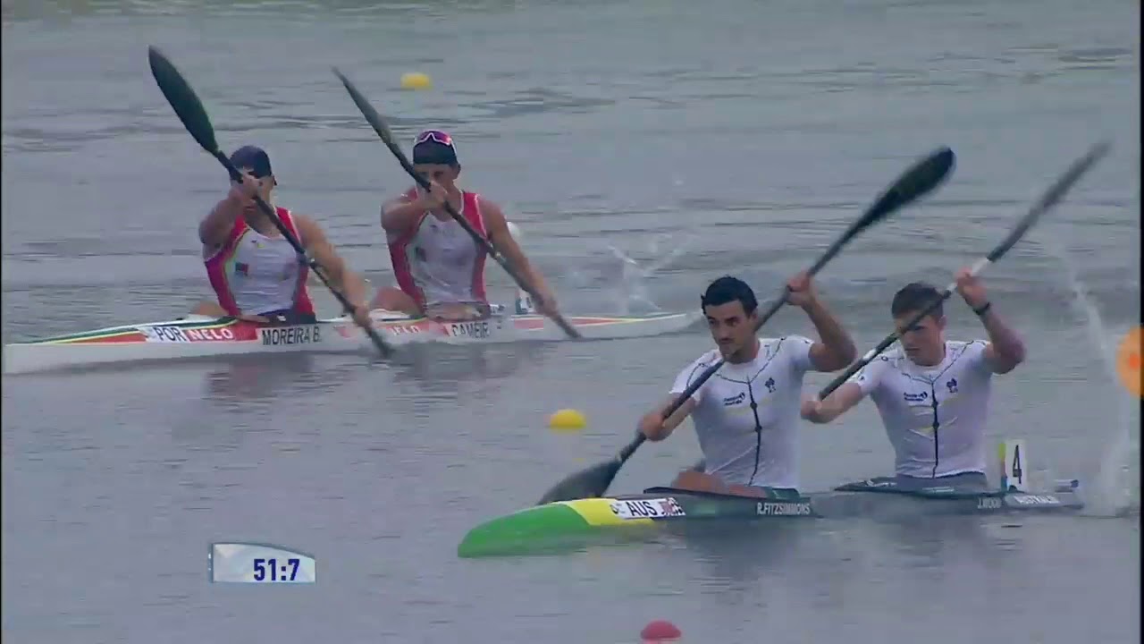 K2 Men 1000m Semi Final 1 - Canoe Sprint World Championships 2018 Montemor o Velho