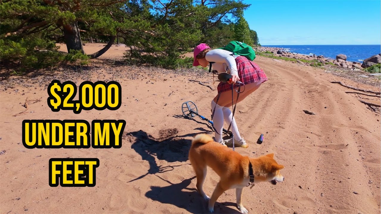 I Found Over $2,000 in Hidden Treasure! 😱💎 Beach Metal Detecting Jackpot
