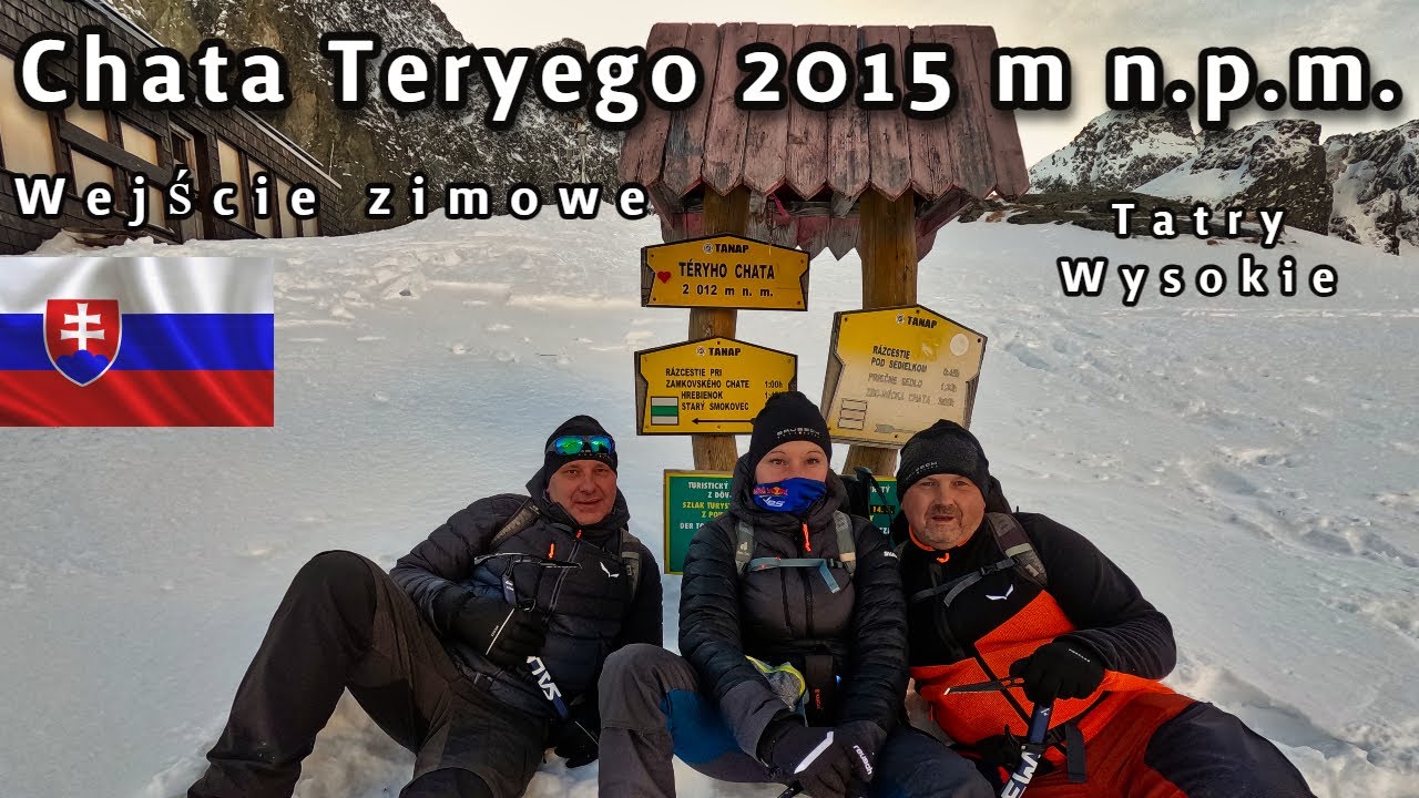 Chata Teryego 2015 m n.p.m. Wejście Zimowe ze Starego Smokowca