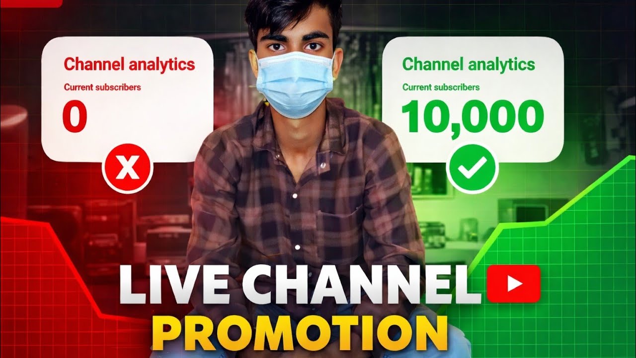 Live YouTube Channel Promotion |1000 SUBSCRIBERS 2 मिनट में #live
