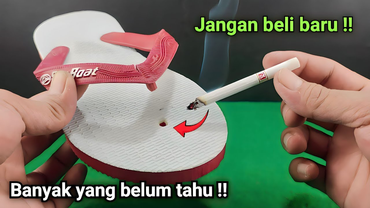 Ternyata cuma pake ini SENDAL PUTUS jadi KUAT selamanya !!!