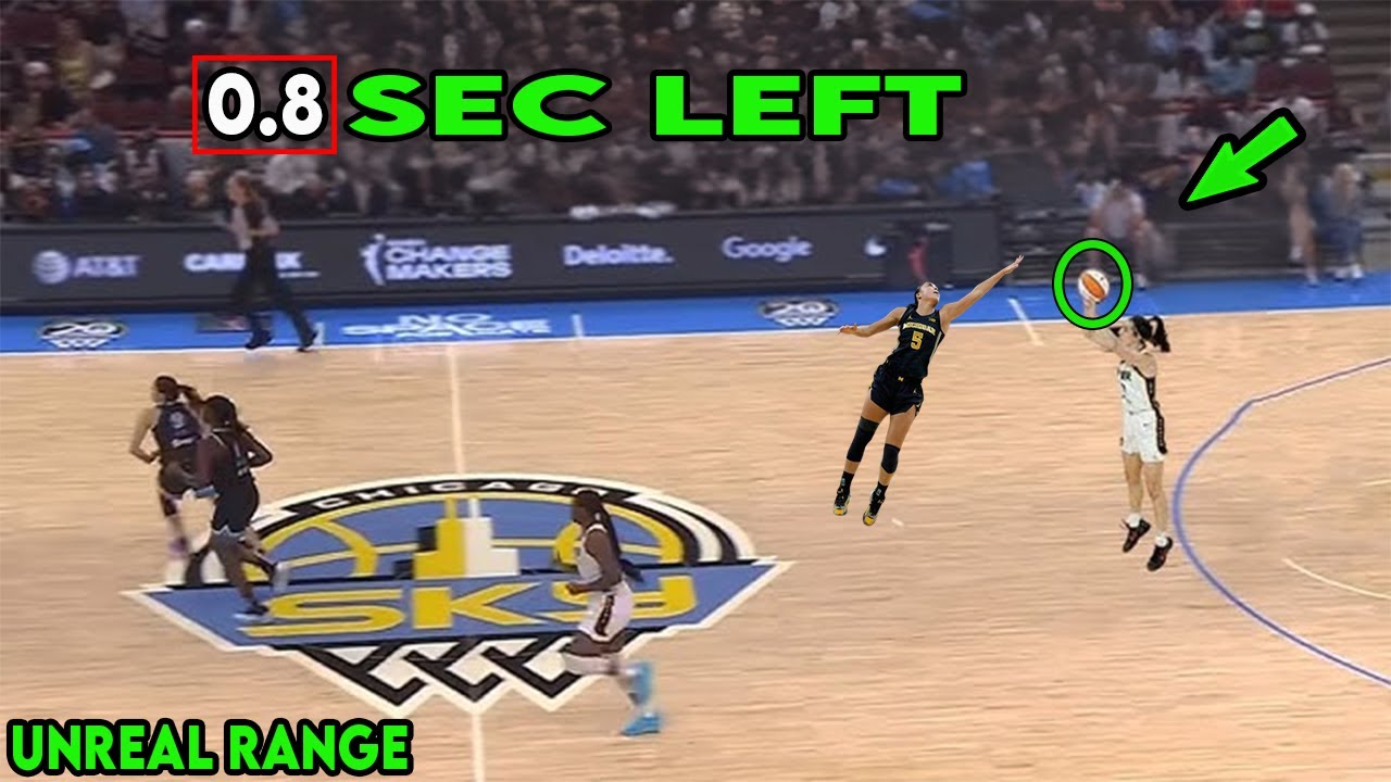 Caitlin Clark’s Deep Pull Up Three Sends the Crowd Wild!😱