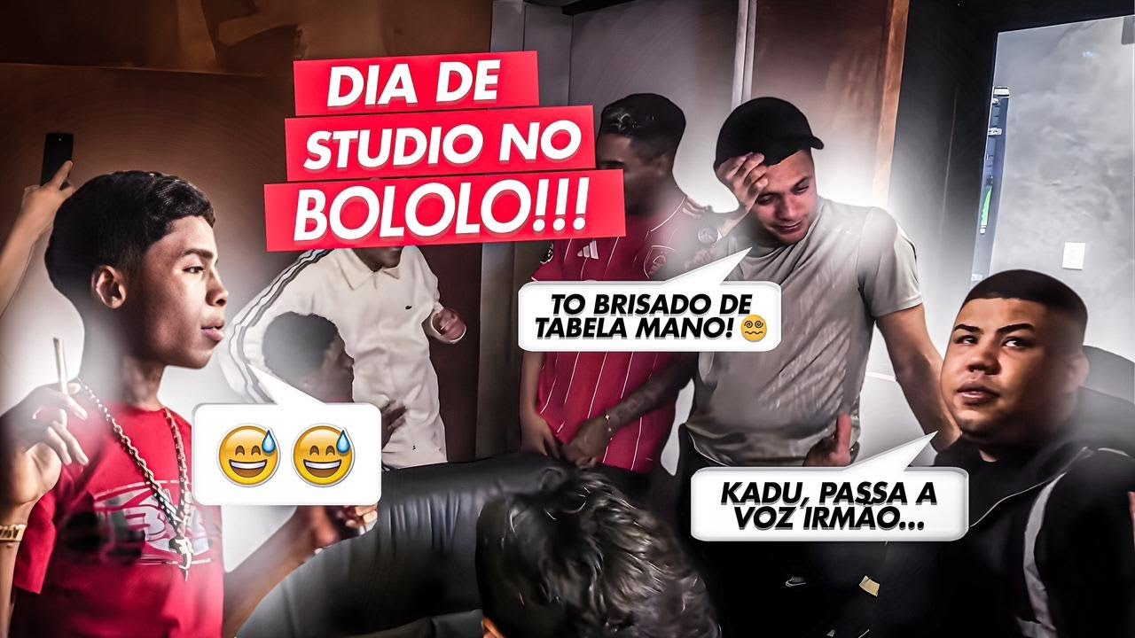 SESS&Atilde;O NA BOLOLO RECORDS, JUNTO COM MC MENO K E MC GP