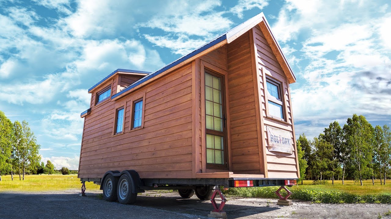 Holiday -Tiny House. Обзор дома на колесах (трейлер, караван, прицеп дача)