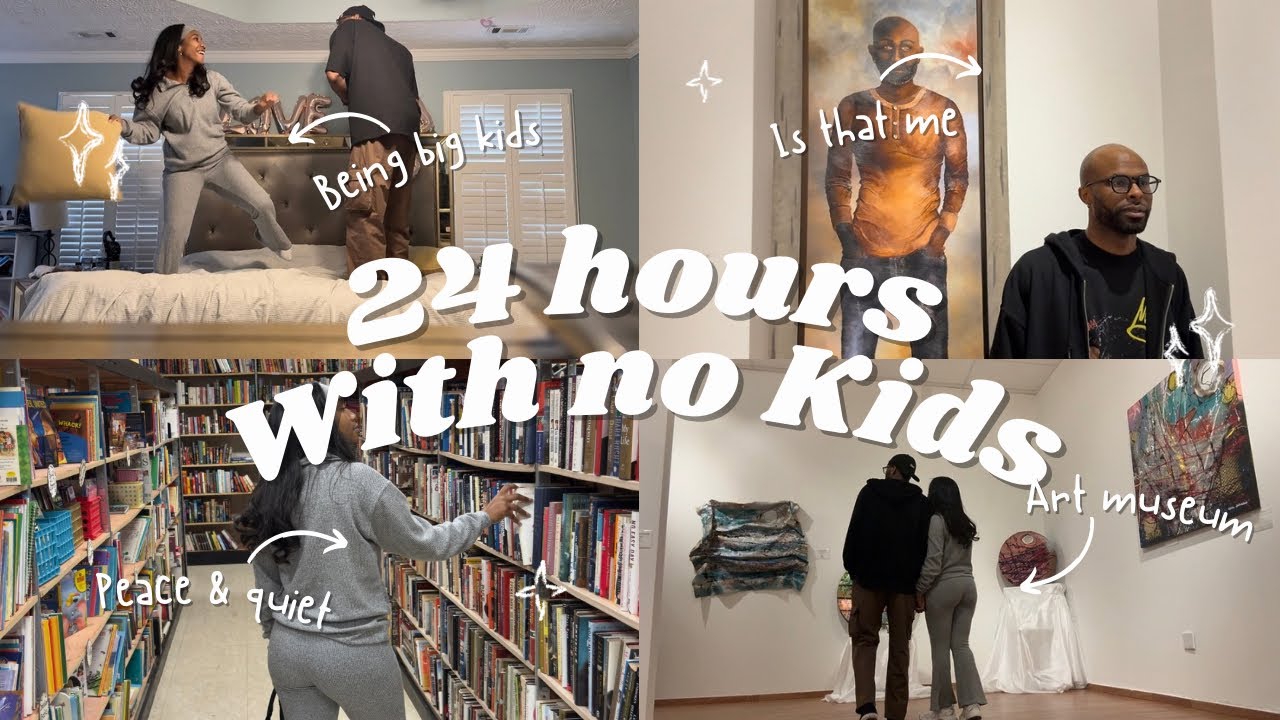 NO KIDS FOR 24 HOURS!!! | Date night vlog