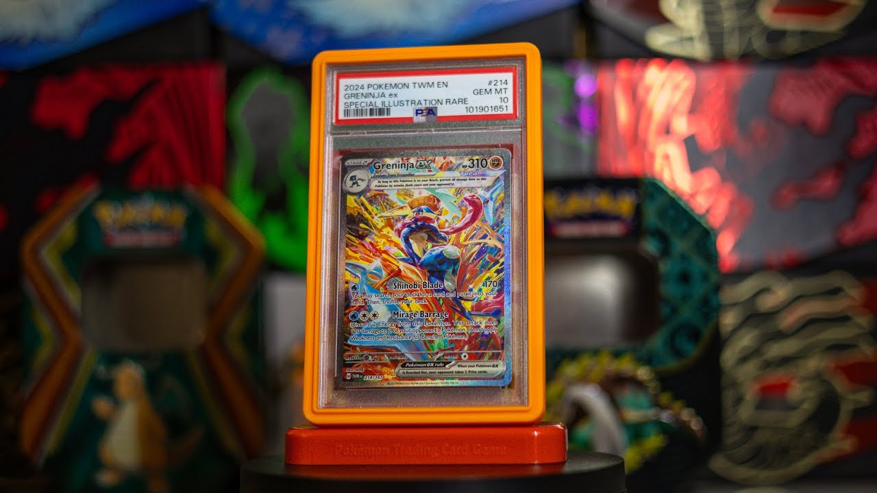 Greninja Ex #214 SIR - Twilight Masquerade - Pokemon 4K Cards - Full Art
