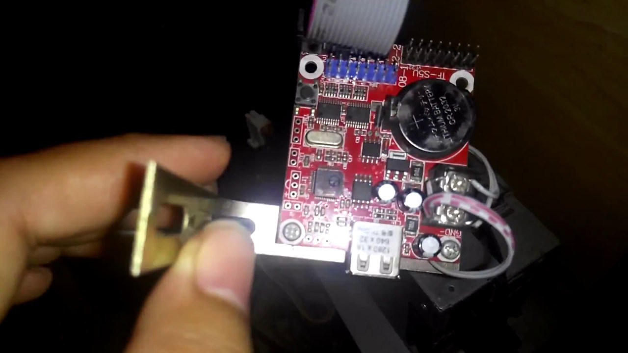 Merakit running text sendiri dengan Controller Running Text TF-S5U #runningtext #tfs5u