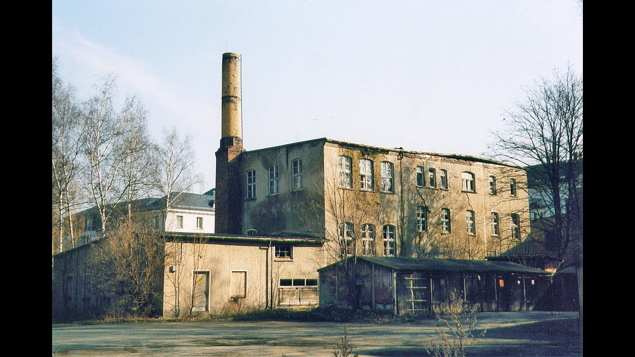 Oelsnitz Vogtland - Alte Gebäude an der Bachstraße - heute 
